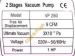 2 Stages Vacuum Pump Capacity 1 HP - Image 3
