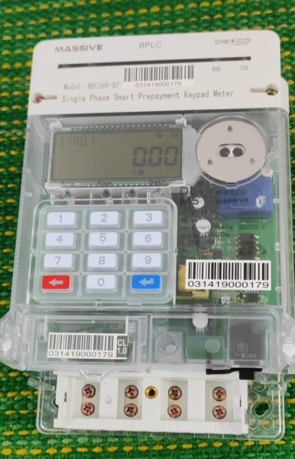 Massive Single Phase Smart Prepayment Keypad Meter