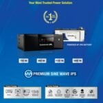 Rahimafrooz Pure Sine Wave Ips Ups Rz 1125 Va 800 Watt 12V With Battery 200Ah And Battery Cover For 5 Fan 10 Lights