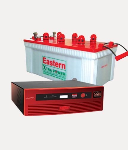 Exide Pure Sine Wave Inverter Star 1125VA With Battery 200 ah 12V For 5 Fan 10 Lights, Computer Or Others