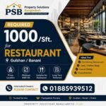 Restaurant | 1000 SFT | Gulshan /Banani |