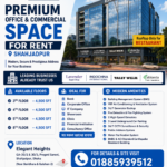Space Available at Shahjadpur , Elegant Heights .